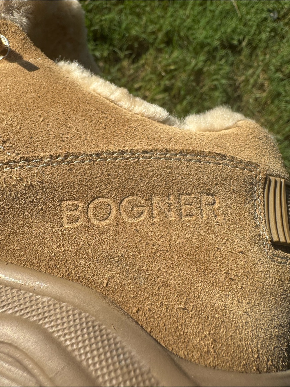 Bogner Malaga Brown Fur-Lined Suede Shearling-Lined Chunky Sneakers EU 42 - Picture 11 of 17